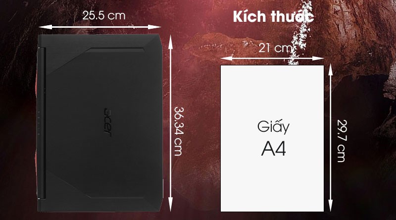 Laptop Acer Nitro 5 Gaming AN515 44 R9JM R5 4600H/8GB/512GB/4GB GTX1650/144Hz/Balo/Win10 (NH.Q9MSV.003)