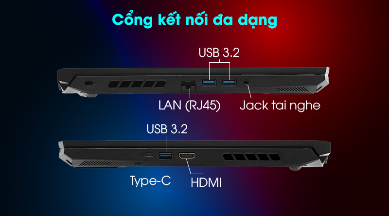 Laptop Acer Nitro 5 Gaming AN515 55 72P6 i7 10750H/8GB/512GB/4GB GTX1650/144Hz/Win10 (NH.QBNSV.004)