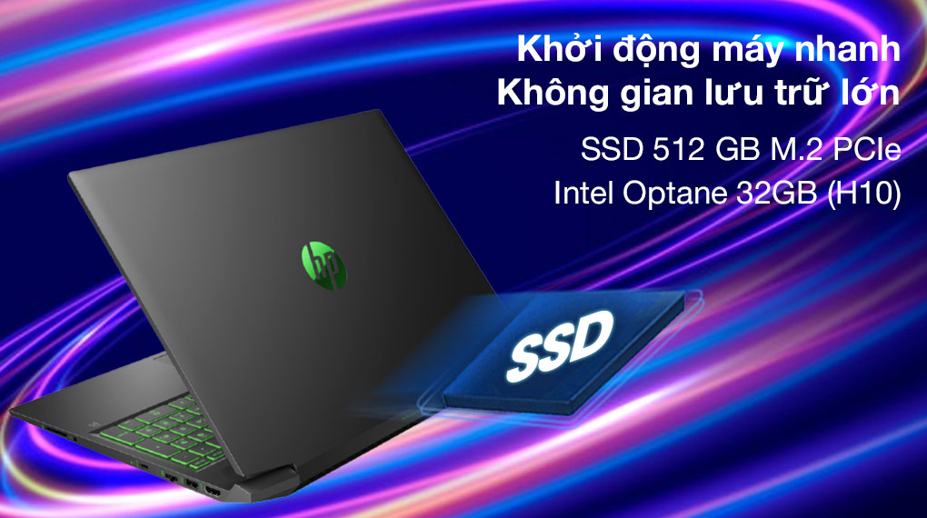 HP Pavilion Gaming 16 a0109TX i7 10870H (31J26PA) - SSD