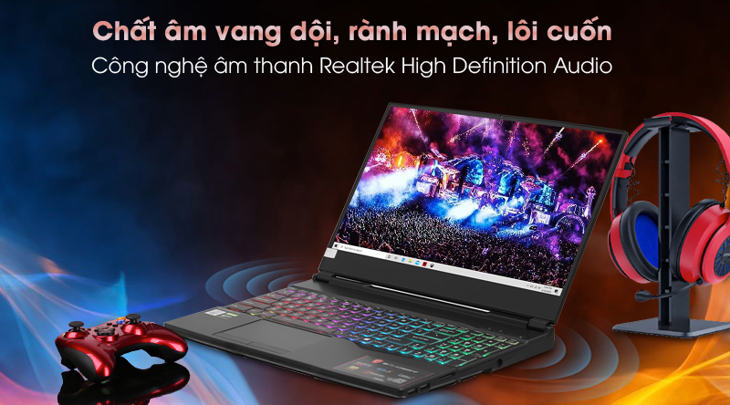 Laptop MSI GL65 Leopard 10SCXK i7 10750H/8GB/512GB/4GB GTX1650/144Hz/Balo/Win10 (093VN)