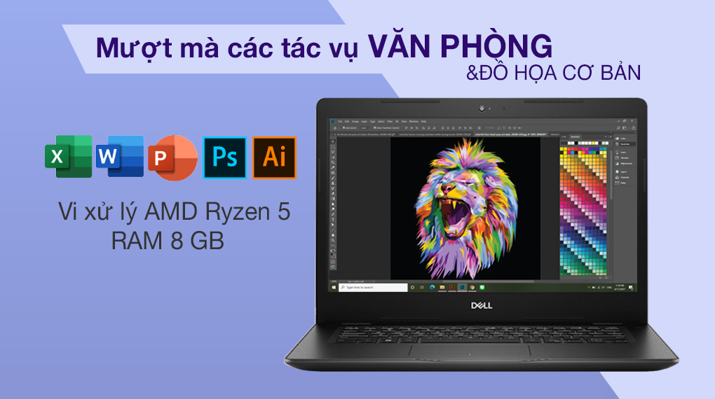 Dell Vostro 3405 R5 3500U (V4R53500U003W) - Cấu hình