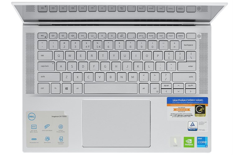 Laptop Dell Inspiron 7400 i5 1135G7/8GB/512GB/2GB MX350/Win10 (N4I5206W) Màu Bạc
