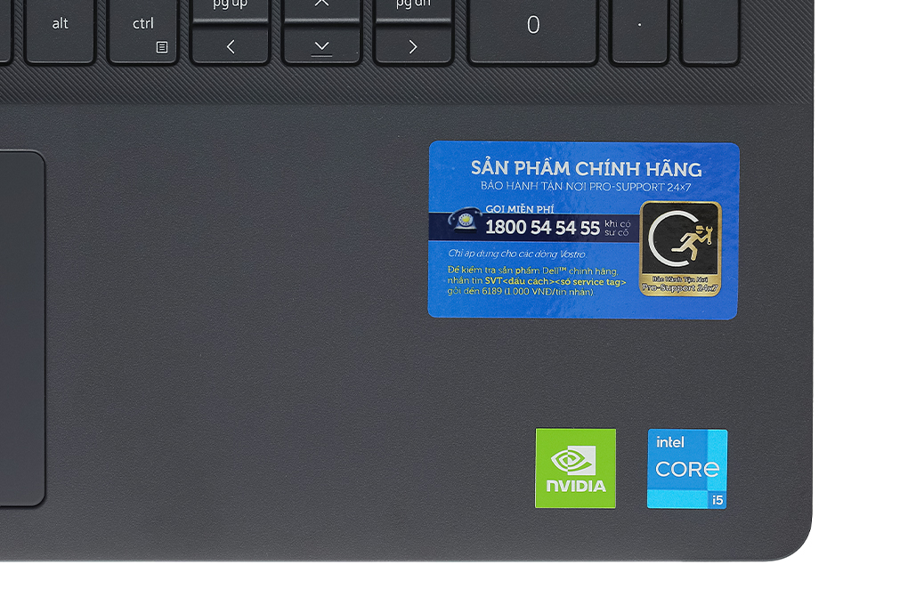 Laptop Dell Vostro 3500 i5 1135G7/8GB/256GB/2GB MX330/Win10 (P90F006V3500B) Màu Đen