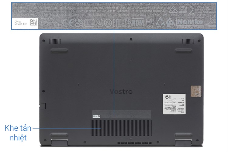 Laptop Dell Vostro 3500 i5 1135G7/8GB/256GB/2GB MX330/Win10 (P90F006V3500B) Màu Đen