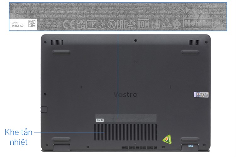 Laptop Dell Vostro 3500 i3 1115G4/8GB/256GB/Win10 (V5I3001W) Màu Đen