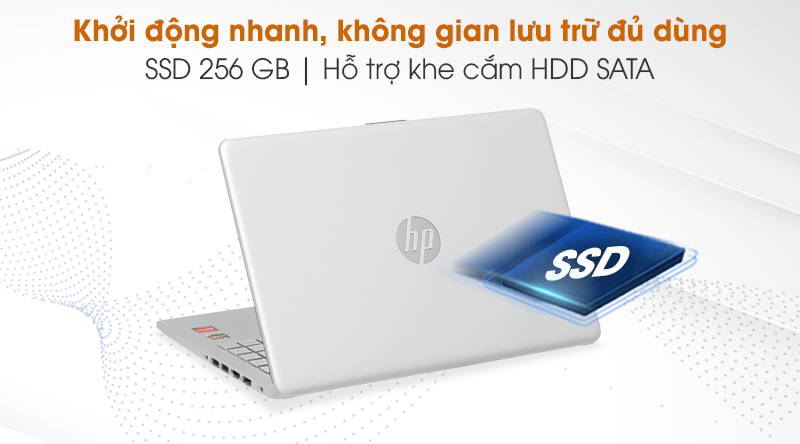 Laptop HP 14s dk1055AU R3 3250U/4GB/256GB/Win10 (171K9PA)