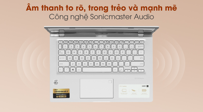 Laptop Asus VivoBook X415JA i5 1035G1/8GB/512GB/Win10 (EK090T)