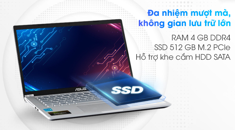 Laptop Asus VivoBook X415EA i3 (EK044T) - Cấu hình