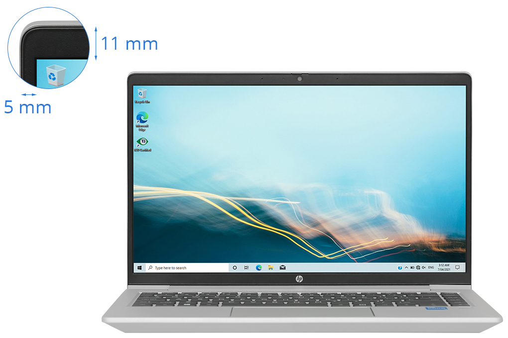 Laptop HP ProBook 440 G8 i3 1115G4/4GB/512GB/Win10 (2H0R6PA) Màu Bạc