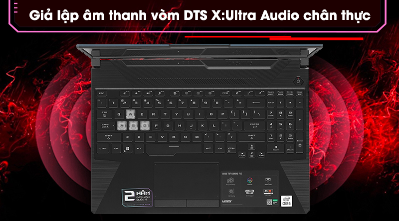 Laptop Asus TUF Gaming FX506LH i5 (HN002T) - Âm thanh
