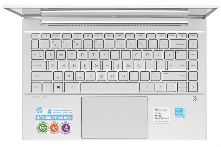 Laptop HP Pavilion 14 dv0041TU i3 1115G4/4GB/256GB/Office H&S2019/Win10 (2H3L0PA) Màu Bạc