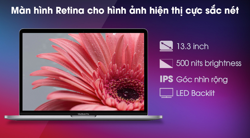 Macbook Pro M1 2020/16GB/1TB SSD (Z11C000CJ) - Màn hình