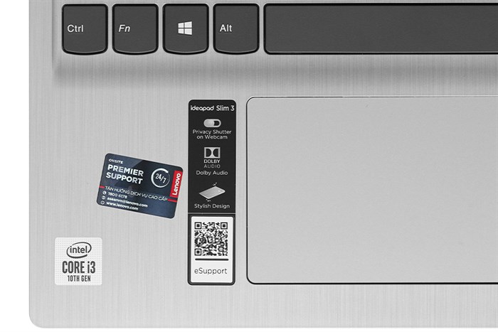 Laptop Lenovo IdeaPad Slim 3 15IIL05 i3 1005G1/4GB/512GB/Win10 (81WE0132VN) Màu Xám