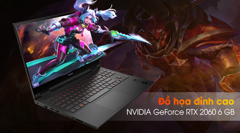 Laptop HP Omen 15 ek0079TX i7 10750H/16GB/1TB SSD/6GB RTX2060/300Hz/Office H&S2019/Win10 (26Y69PA)