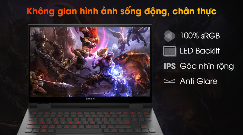 HP Omen 15 ek0079TX (26Y69PA) - Chất lượng hình ảnh