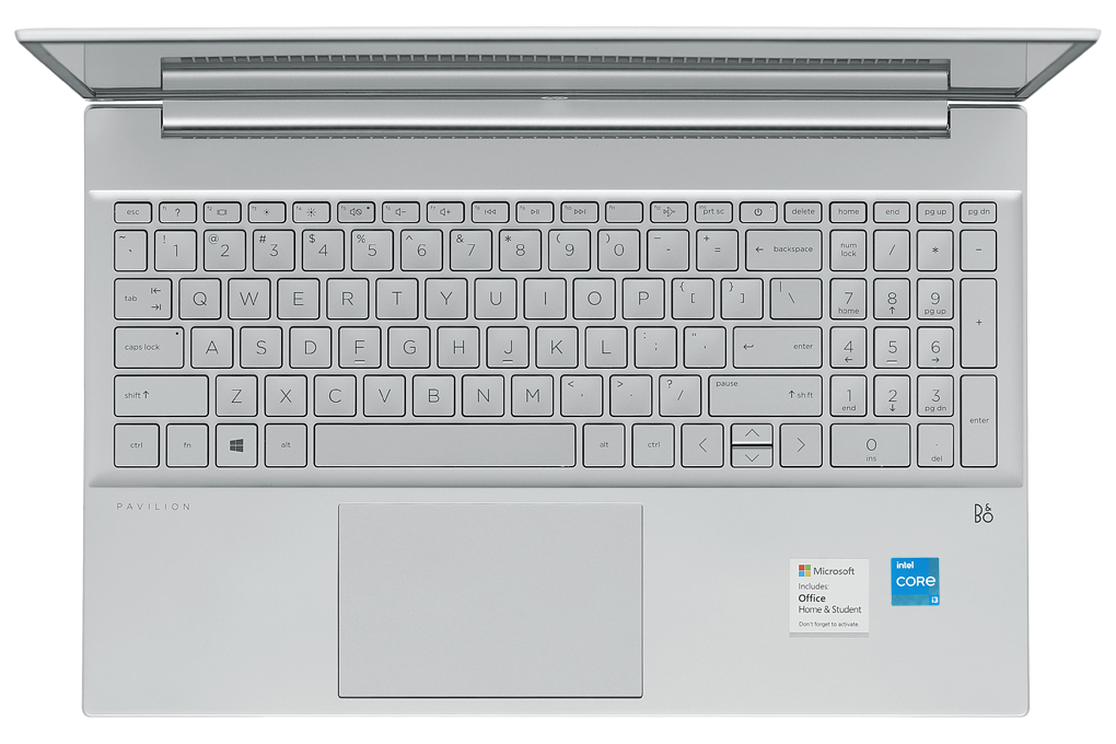 Laptop HP Pavilion 15 eg0073TU i3 1115G4/4GB/512GB/Office H&S201/Win10 (2P1N4PA) Màu Bạc