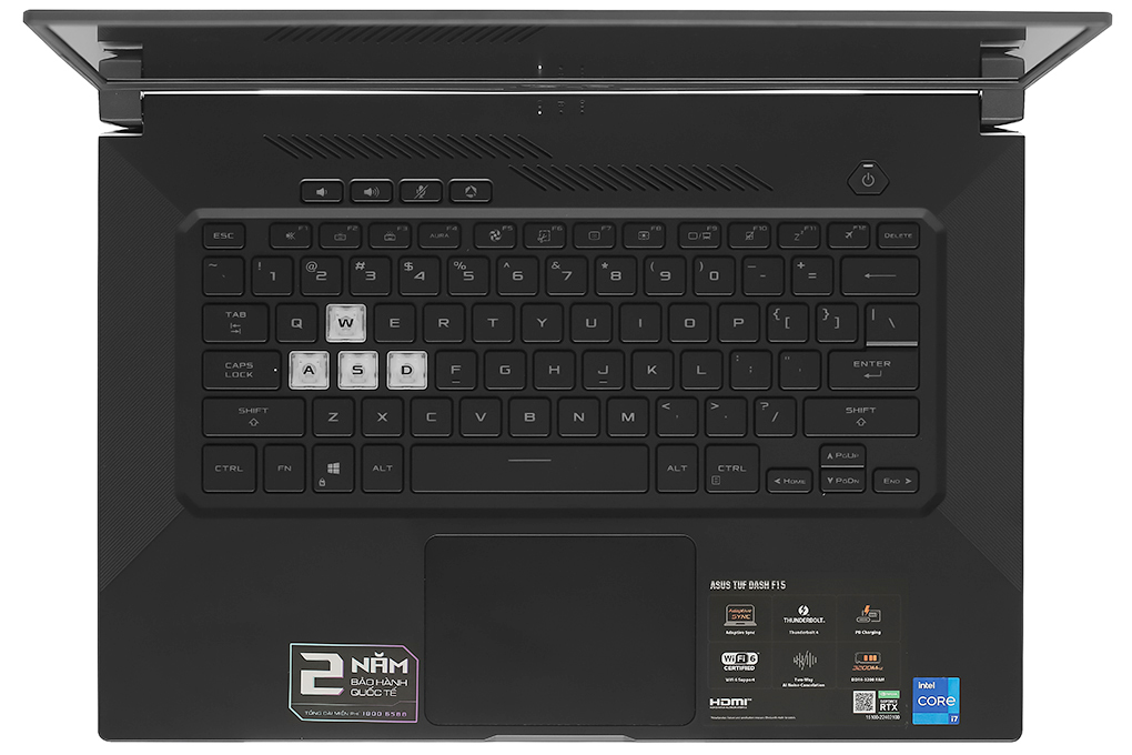 Laptop Asus TUF Gaming FX516PM i7 11370H/16GB/512GB/6GB RTX3060/144Hz/Win10 (HN023T) Màu Xám