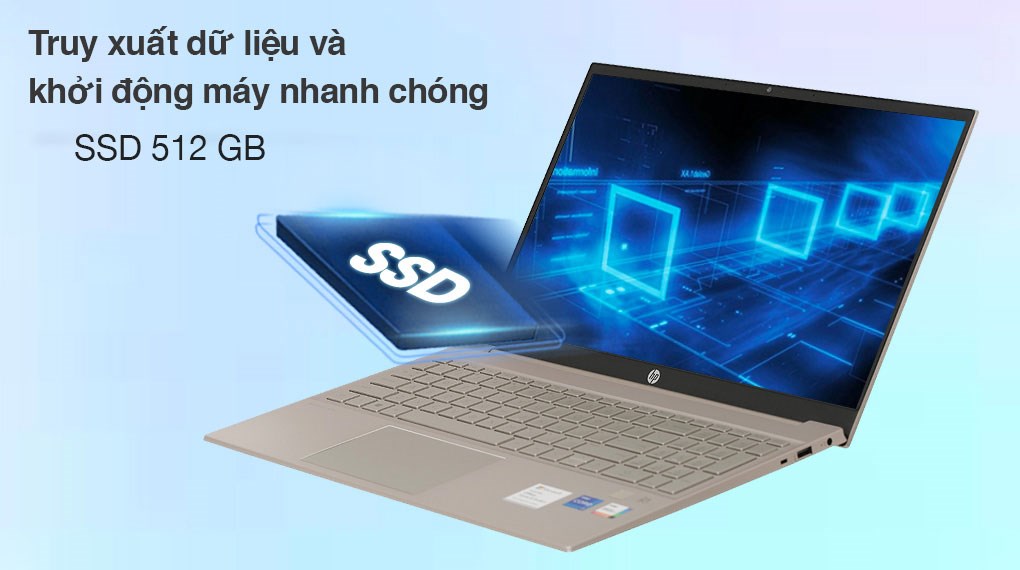 Laptop HP Pavilion 15 eg0072TU i7 1165G7/8GB/512GB/Office H&S2019/Win10 (2P1N3PA)