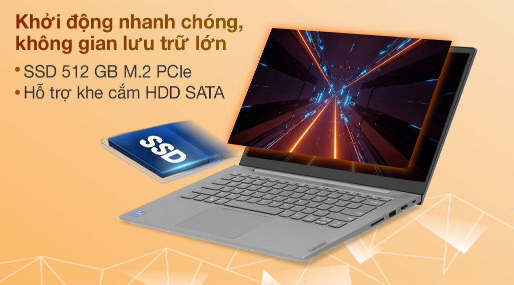 Laptop Lenovo ThinkBook 14 G2 ITL i5 1135G7/8GB/512GB/Win10 (20VD003KVN)