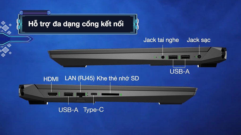 Laptop HP Pavilion Gaming 15 dk1159TX i7 10750H/8GB/32GB+512GB/4GB GTX1650Ti/Win10 (31J36PA)