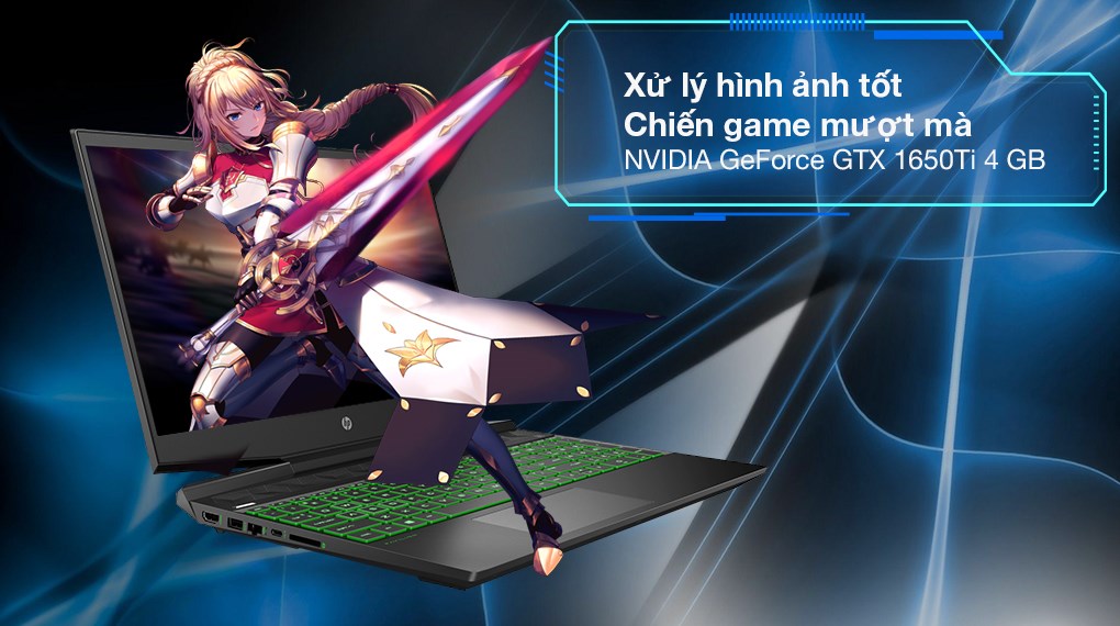 Laptop HP Pavilion Gaming 15 dk1159TX i7 10750H/8GB/32GB+512GB/4GB GTX1650Ti/Win10 (31J36PA)