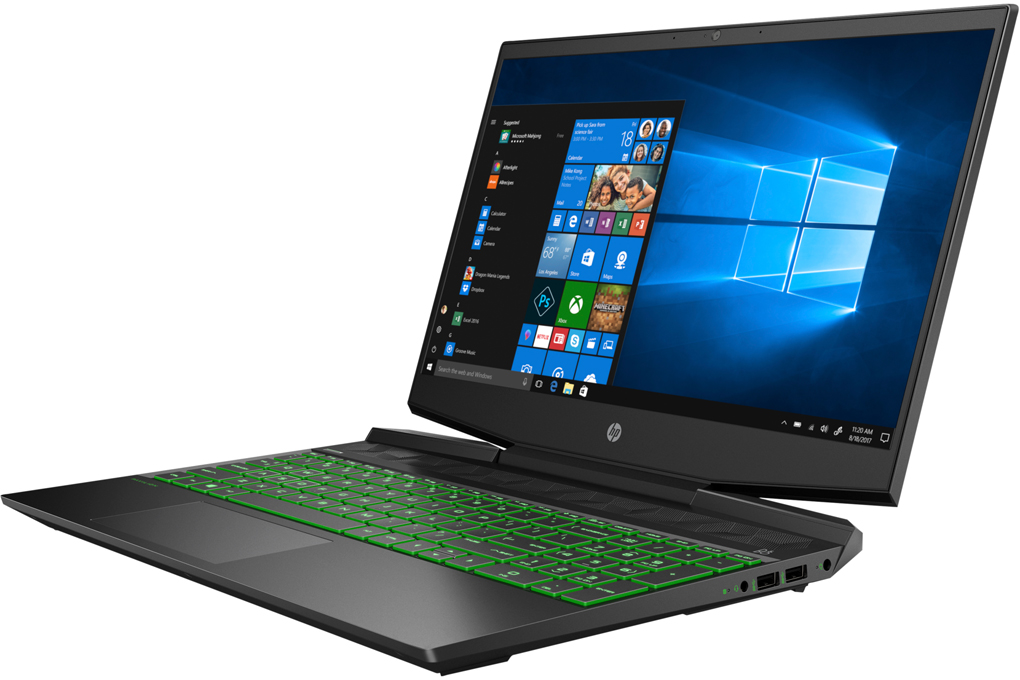 Laptop HP Pavilion Gaming 15 dk1159TX i7 10750H/8GB/32GB+512GB/4GB GTX1650Ti/Win10 (31J36PA) Màu Đen