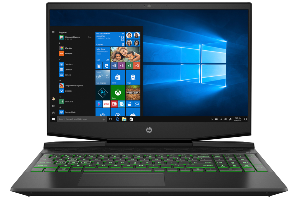 Laptop HP Pavilion Gaming 15 dk1159TX i7 10750H/8GB/32GB+512GB/4GB GTX1650Ti/Win10 (31J36PA) Màu Đen
