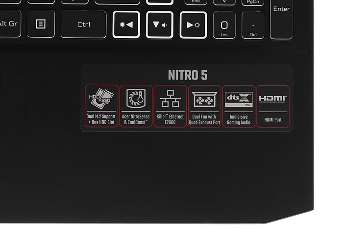 Laptop Acer Nitro 5 Gaming AN515 45 R3SM R5 5600H/8GB/512GB/4GB GTX1650/144Hz/Balo/Win10 (NH.QBMSV.005) Màu Đen