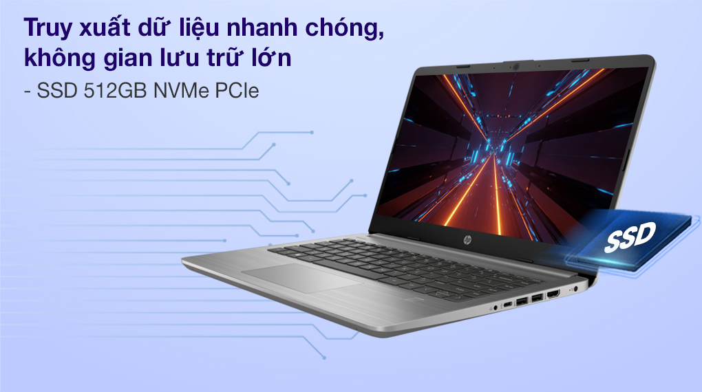 Laptop HP 340s G7 i5 1035G1/8GB/512GB/Win10 (36A35PA)