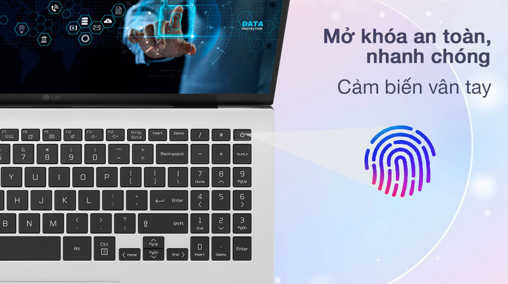 Laptop LG Gram 16 2021 i7 1165G7/16GB/256GB/Win10 (16Z90P-G.AH73A5)