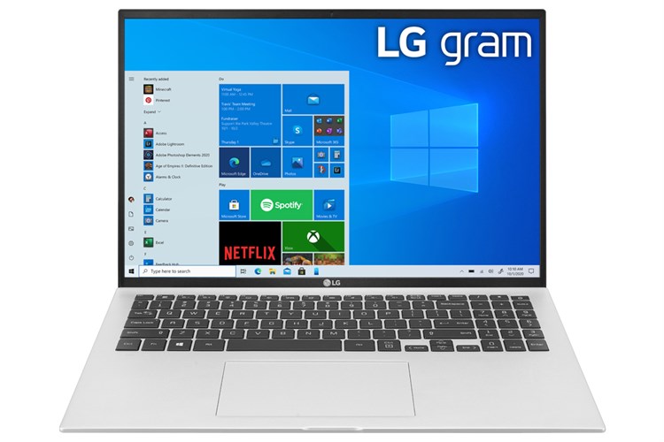 Laptop LG Gram 16 2021 i7 1165G7/16GB/256GB/Win10 (16Z90P-G.AH73A5) Màu Bạc