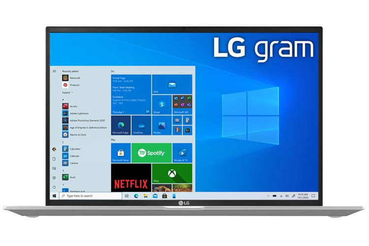 Laptop LG Gram 16 2021 i7 1165G7/16GB/256GB/Win10 (16Z90P-G.AH73A5) Màu Bạc