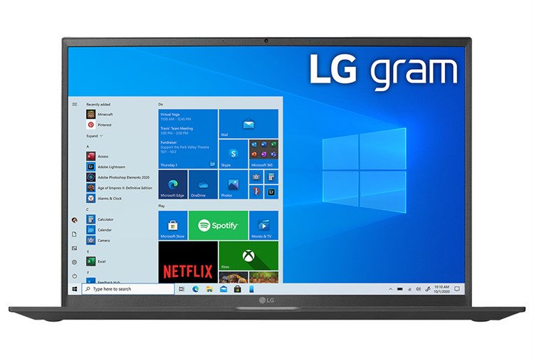 Laptop LG Gram 17 2021 i7 1165G7/16GB/1TB SSD/Win10 (17Z90P-G.AH78A5) Màu Đen