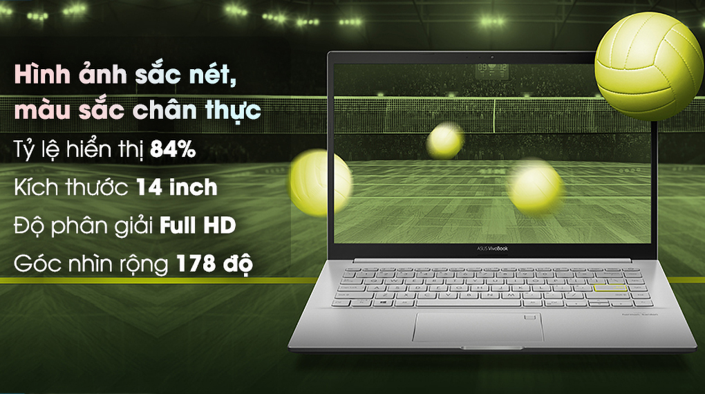 Laptop Asus VivoBook A415EA i5 1135G7/8GB/32GB+512GB//Win10 (AM889T)