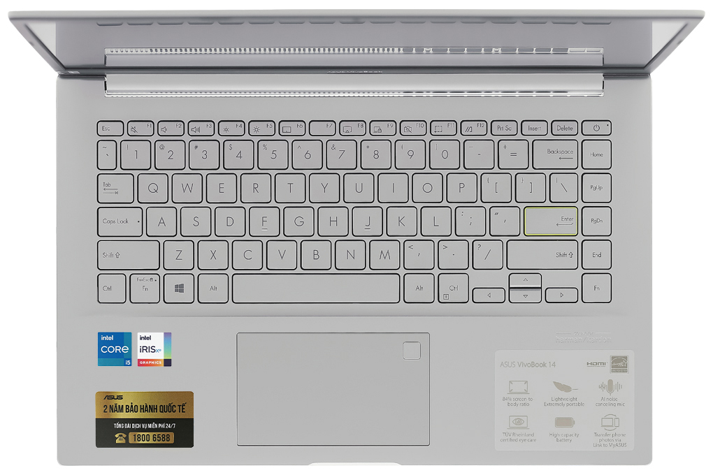 Laptop Asus VivoBook A415EA i5 1135G7/8GB/32GB+512GB//Win10 (AM889T) Màu Bạc