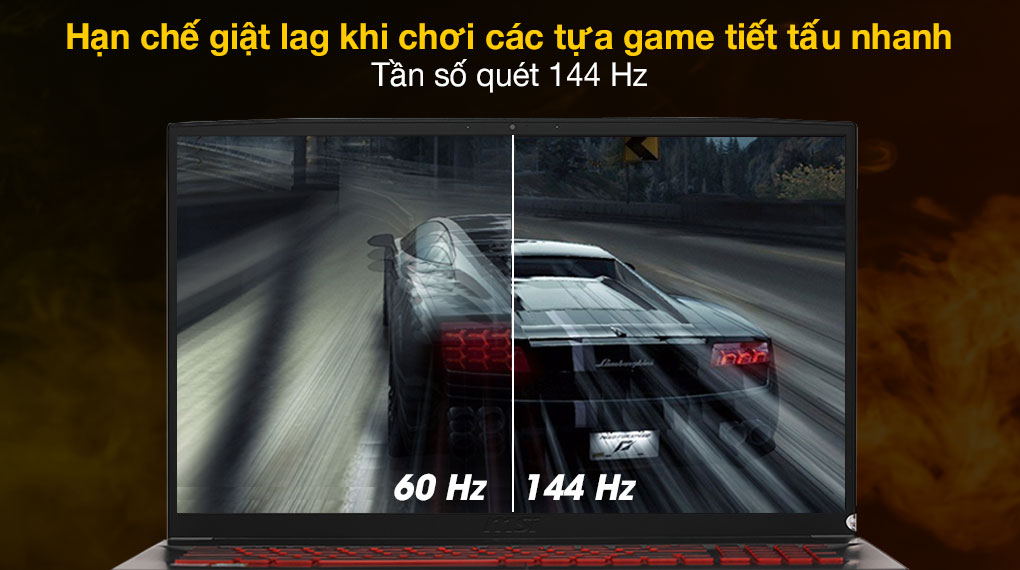 Laptop MSI GF75 Thin 10SCXR i7 10750H/8GB/512GB/4GB GTX1650/144Hz/Balo/Chuột/Win10 (068VN)