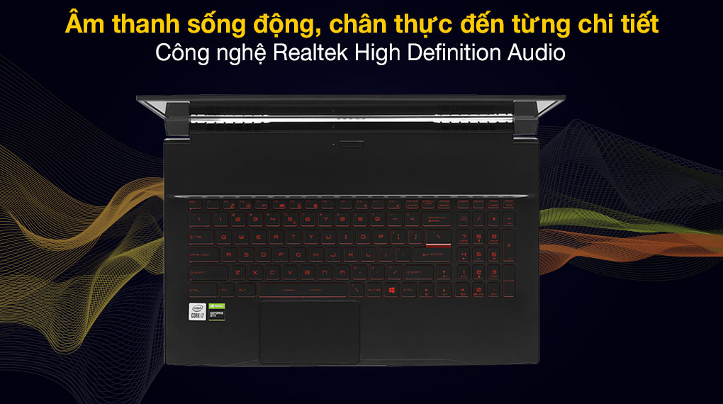 MSI GF75 Thin 10SCXR i7 10750H (068VN) - Âm thanh