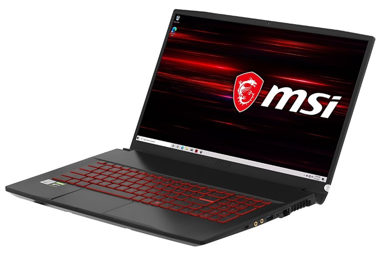 Laptop MSI GF75 Thin 10SCXR i7 10750H/8GB/512GB/4GB GTX1650/144Hz/Balo/Chuột/Win10 (068VN) Màu Đen