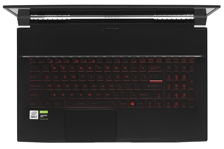 Laptop MSI GF75 Thin 10SCXR i7 10750H/8GB/512GB/4GB GTX1650/144Hz/Balo/Chuột/Win10 (068VN) Màu Đen