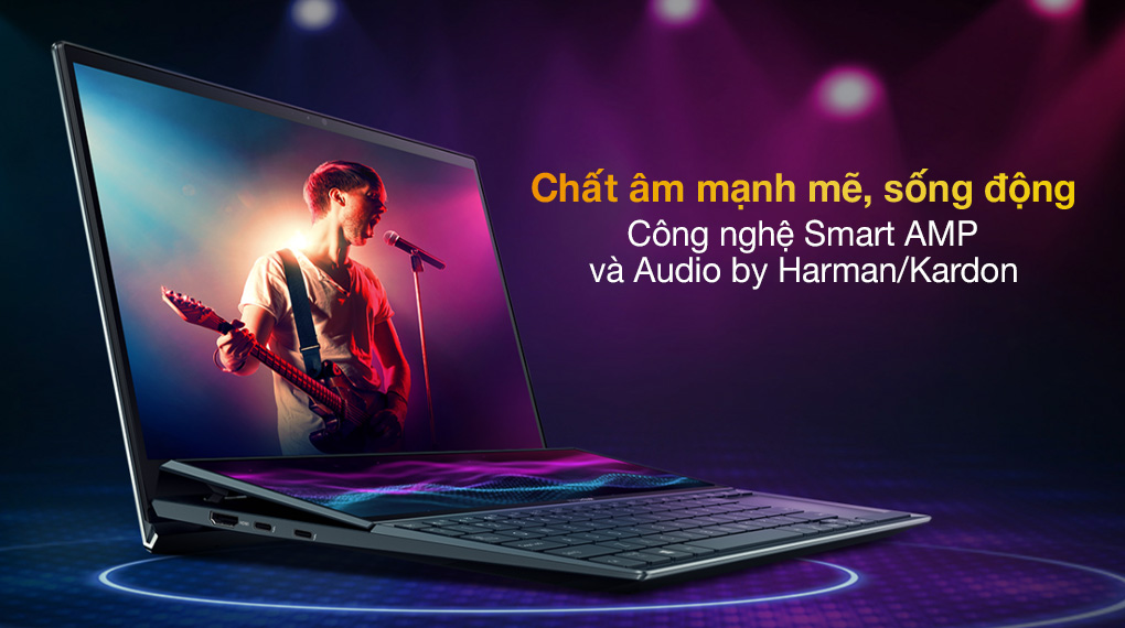 Laptop Asus ZenBook Duo UX482EG i5 1135G7/8GB/512GB/2GB MX450/Touch/Pen/Túi/Stand/Win10 (KA166T)