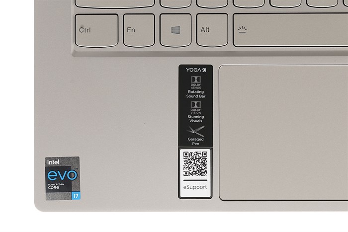 Laptop Lenovo Yoga 9 14ITL5 i7/1185G7/16GB/1TB SSD/Touch/Pen/Win10 (82BG006EVN) Màu Xám