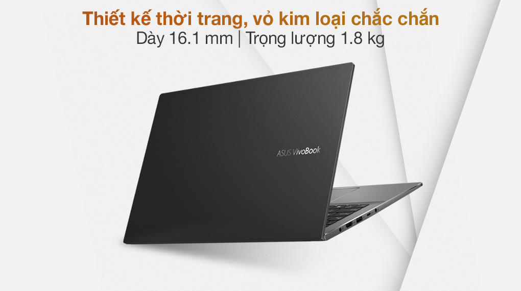 Asus VivoBook S533EQ i5 1135G7 (BN161T) - Thiết kế Asus VivoBook S533EQ i5 1135G7 (BN161T) - Thiết kế