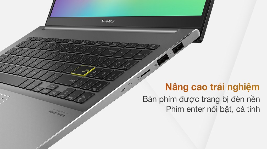 Laptop Asus VivoBook S533EQ i5 1135G7/8GB/512GB/2GB MX350/Win10 (BN338T)