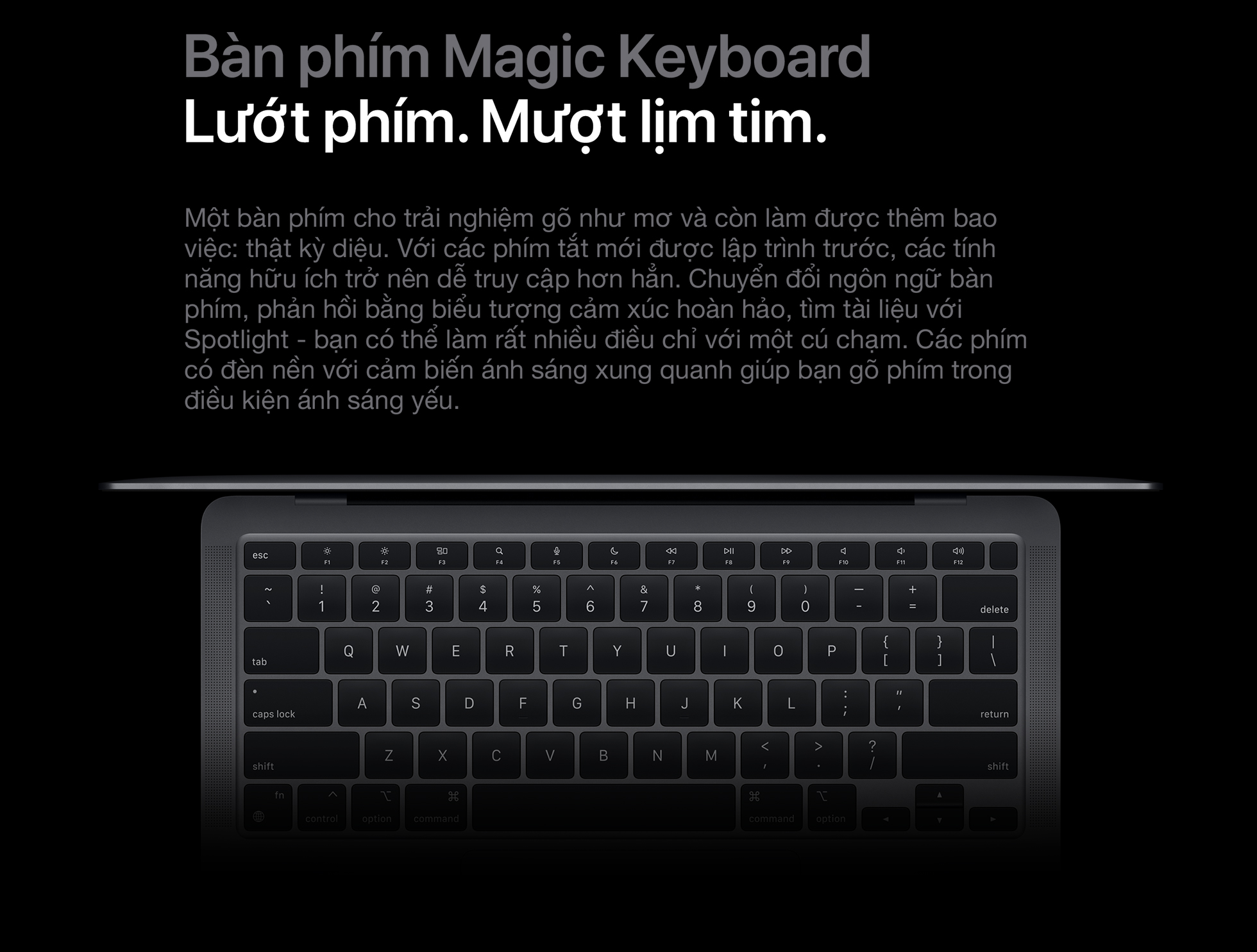 MacBook Air M1 2020 - Bàn phím