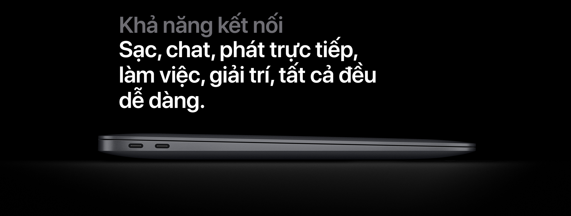 MacBook Air M1 2020 - Kết nối