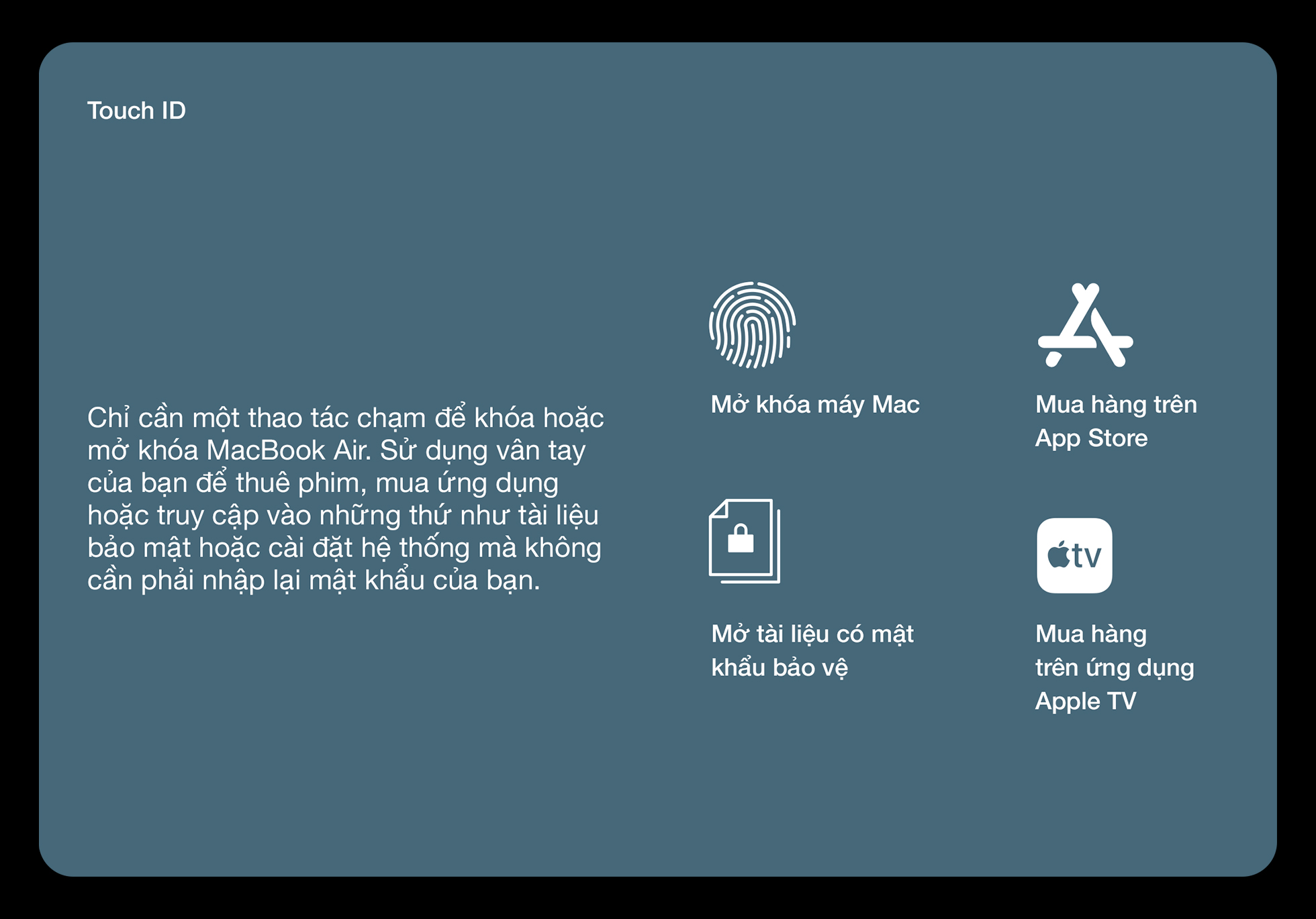 MacBook Air M1 2020 - Touch ID