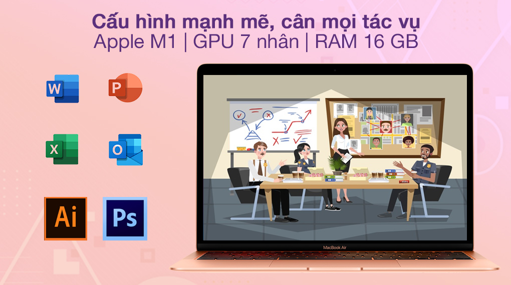 Apple Macbook Air M1 2020 (Z12A0004Z) - Cấu hình Apple Macbook Air M1 2020 (Z12A0004Z) - Cấu hình