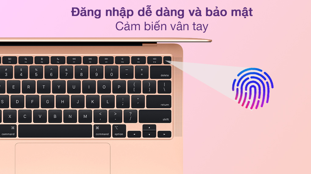 Apple Macbook Air M1 2020 (Z12A0004Z) - Cảm biến vân tay Apple Macbook Air M1 2020 (Z12A0004Z) - Cảm biến vân tay