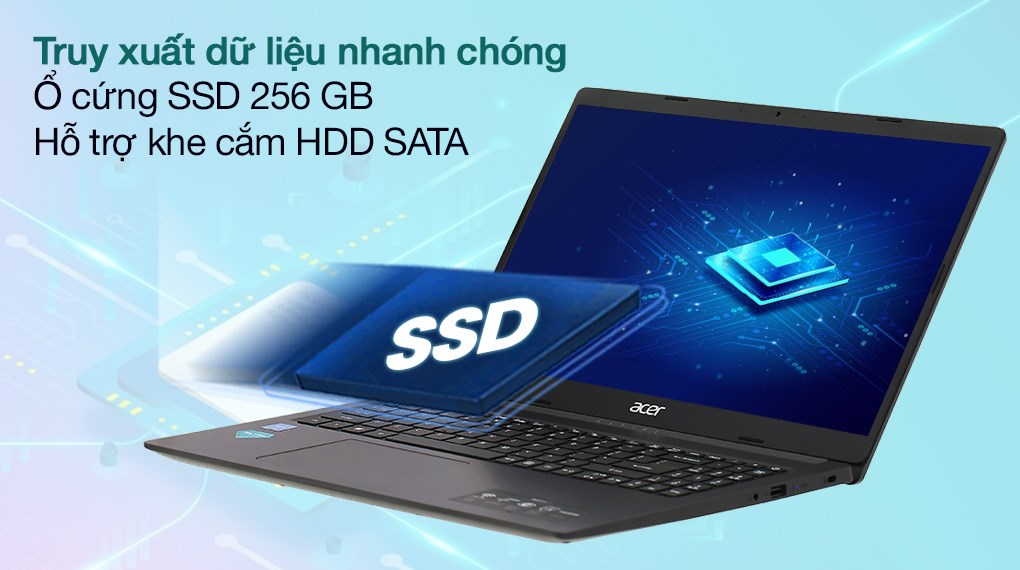 Laptop Acer Aspire 3 A315 34 P8VA N5030/4GB/256GB//Win10 (NX.HE3SV.00N)