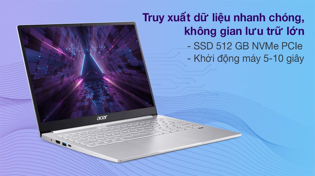 Laptop Acer Swift 3 SF313 53 518Y i5 1135G7/16GB/512GB/Win10 (NX.A4JSV.003)